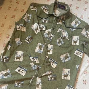 Outdoorsy western pearlsnap